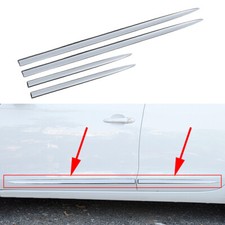 4PCS Chrome Car Truck Door Body Side Moluding Guard Protector Cover Accessories