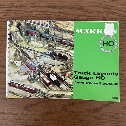 Marklin track layouts gauge - ho,