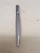 Vintage rOtring Initial Fountain pen Brushed silver with chrome lid
