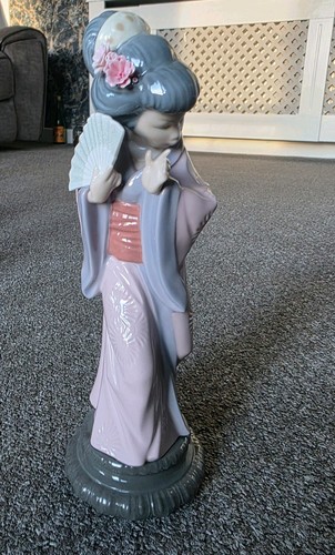 Vintage lladro japanese geisha - vintage,