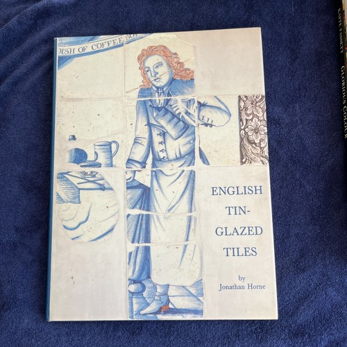 English tin glazed tiles - glazed,