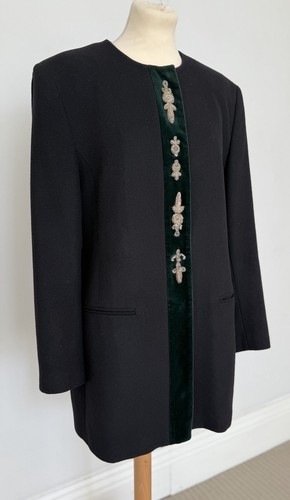Mondi vintage 1990s black wool - mondi,