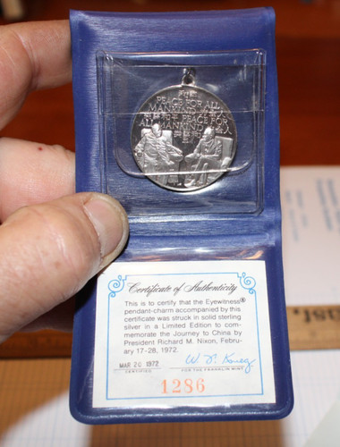 Franklin mint sterling 1972 - mint,