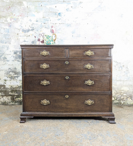 Antique georgian solid oak - georgian,