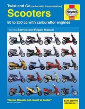 Twist And Go (Automatic Transmission) Scooters Service And Repair Manual: 50 to 