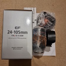  Canon EF 24-105mm f4 L IS II USM Zoom Lens  + Canon hood + PUOCH + BOX + MINT
