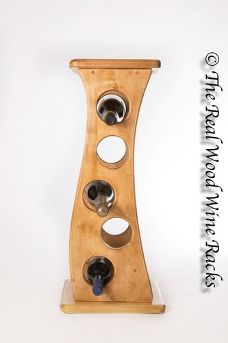 New real wood wine rack - new,