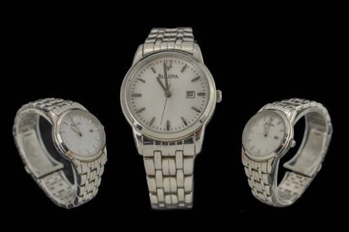 Bulova stainless steel wrist - bulova,