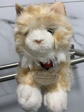 Keel Toys Tabatha Ginger White Fluffy Kitten Cat Pretty Red Collar Name Tag VGC