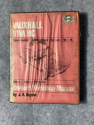 Vauxhall viva haynes owners - hc,