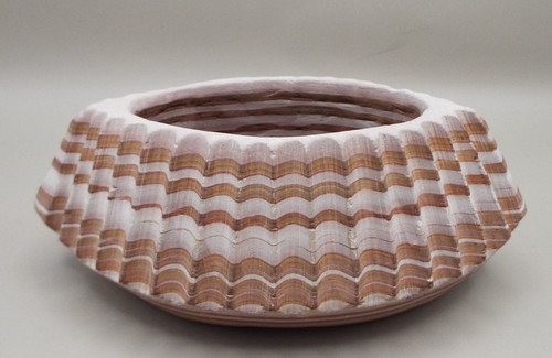 Studio pottery oval strata - studio,