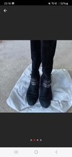 Black Russell and Bromley Rockafella Boots Size 2.5 would fit size 3 also