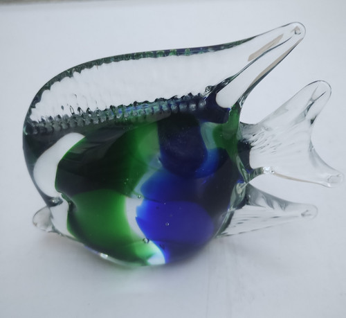 Vintage art glass fish - vintage,