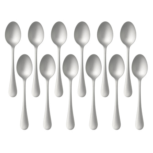 Stainless steel teaspoons - 12,