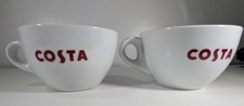 Costa Coffee Mugs Cups x 2 7cm