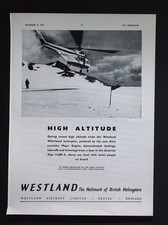 Original 1957 Advert Westland