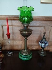 Antique Oil Lamp Corinthian