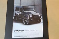 Original magazine advert: LAND ROVER DEFENDER TWISTED frame-ready wall-art 