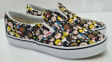 Vans Canvas Shoes Trainers Peanuts The Gang Black Snoopy 2.5 UK 34 EUR NEW    75