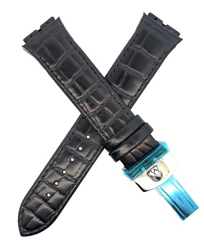 Aqua master mens 23mm black - aqua,