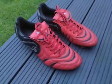 PUMA POWERCAT 4.10 FG FOOTBALL BOOTS - RED / BLACK - UK SIZE 12