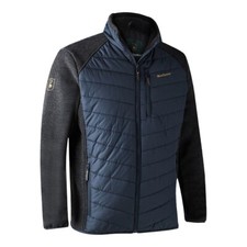 Deerhunter Moor Padded Jacket with knit Sleeve Dark Blue RRP £79.99