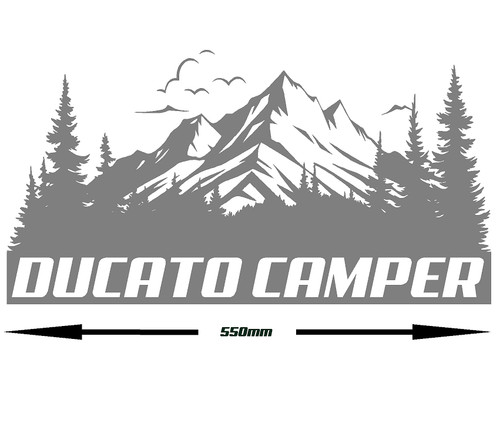 Mountain range vinyl stickers - range,