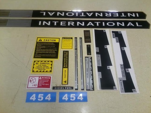 International 454 decals - 454,