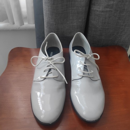 Ladies grey patent - ladies, faux