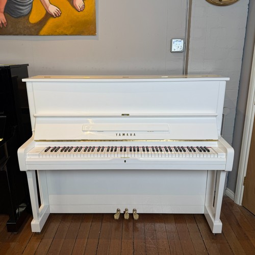 Yamaha upright piano white - u1,