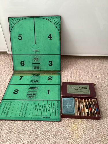 Vintage dog racing game - vintage,