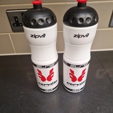 2 x Cervelo Elite zipvit cycling drinking bottle