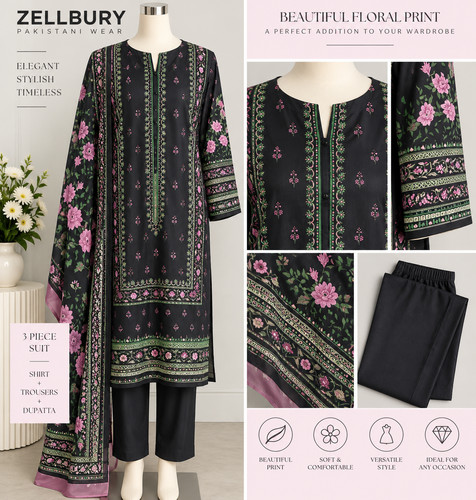 Zellbury pakistani piece - 3,