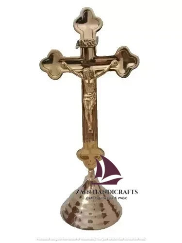 Zain brass altar - cross, jesus