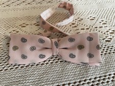 Pink paisley PISCADOR Bow Tie