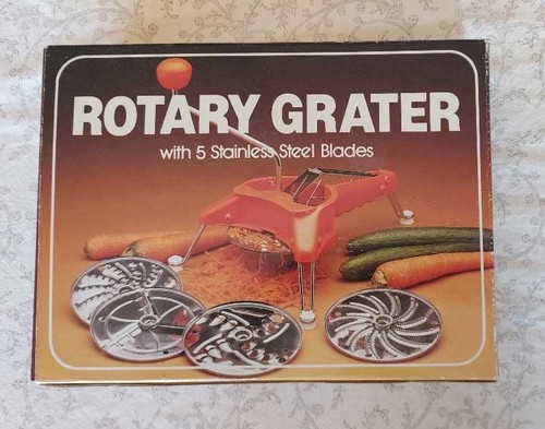 Vintage rotary grater with - vintage, 5