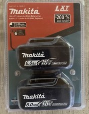 2pack Makita BL1860B-2 18V LXT