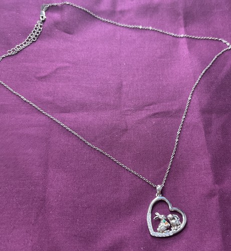 Cute rabbit love pendant - cute,