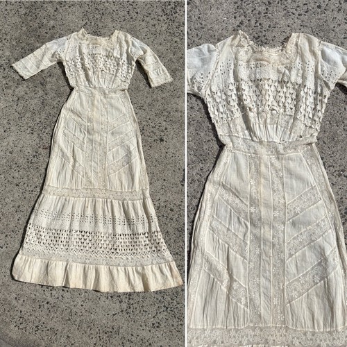 Vtg wounded 1900s ivory - wounded,