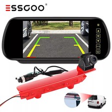 For VW Transporter T5 T6 Van Bus 7" Mirror Monitor Rear View Parking Camera Kit
