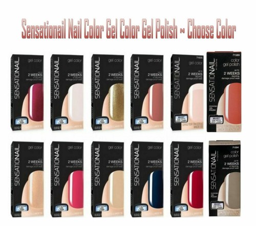 Sensationail nail color gel - nail,