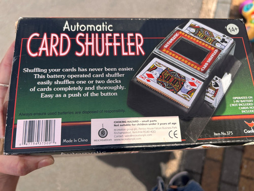Automatic card shuffler - shuffler,