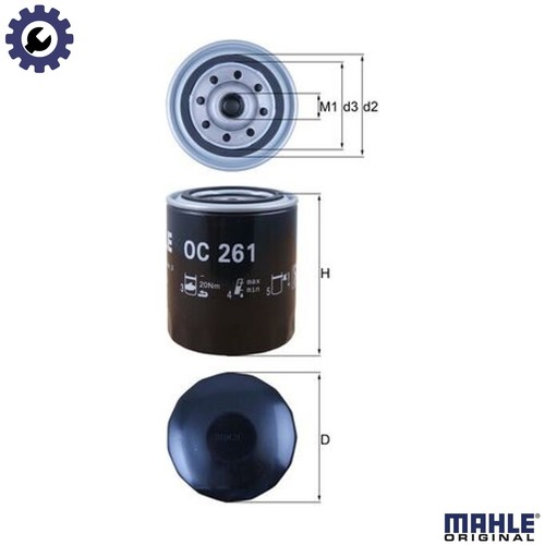 Oil filter 261 for - oc,