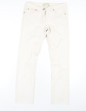 Drainpipe Womens Ivory Cotton