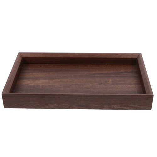 Black walnut tea tray - black,