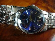 Blue Dial Automatic Skeleton