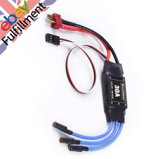 Rc Brushless 30A ESC 2-4S Electric Speed Controller with 5V 2A BEC Plane/Aircrof
