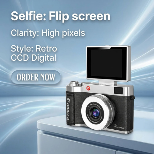 Portable camera flip cover - camera,