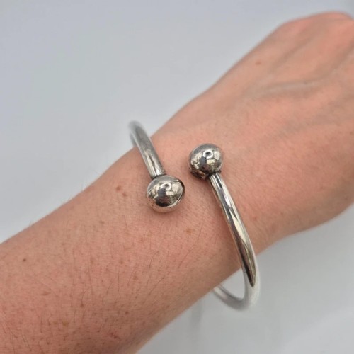 925 sterling silver torque - 925,