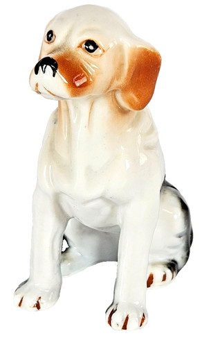 Porcelain pointer foxhound - porcelain,